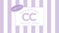 Tarte Summer Beach Club e-gift card with purple and white striped background