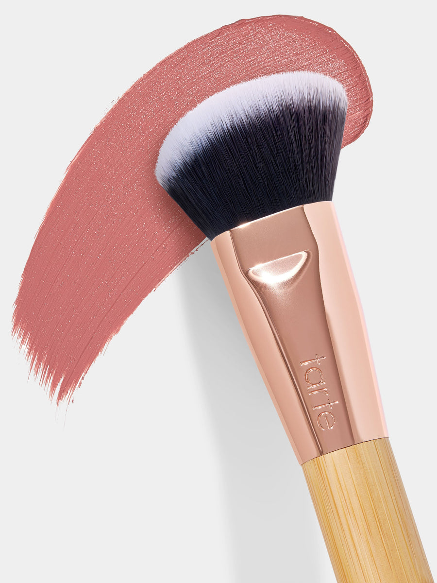 cream blush brush coverage result