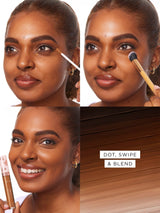 creaseless creamy full-coverage concealer & paw brush duo image number 4