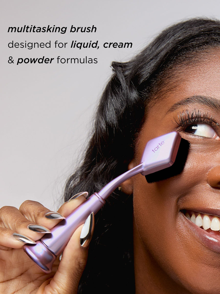 shape tape™ blur concealer brush coverage result