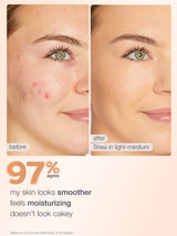 Tarte BB Blur sunscreen tube with full-size and travel-size options on a white background