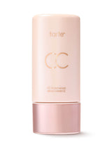Tarte CC tinted serum bottle on a white background