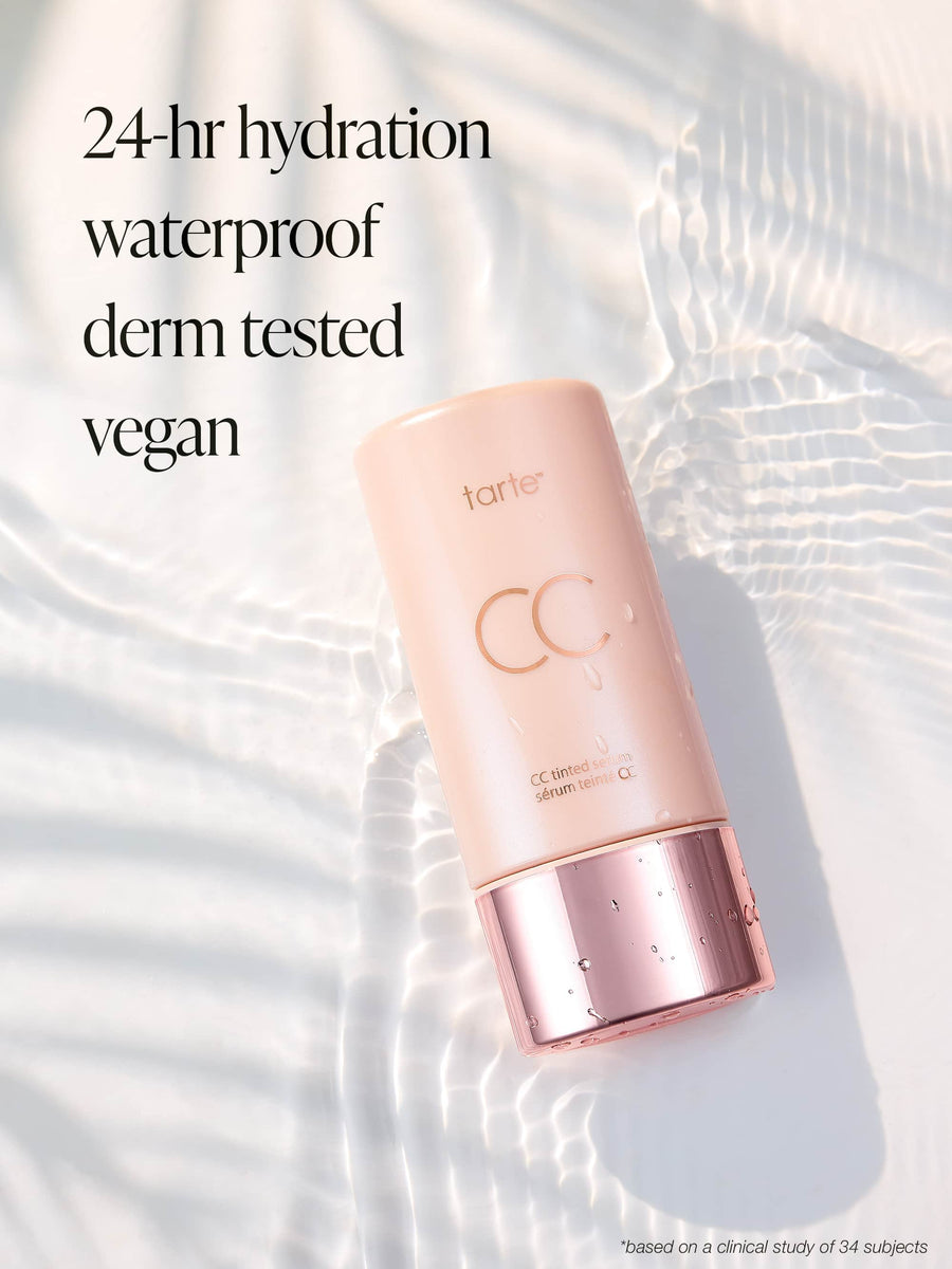 Tarte CC cream with color correcting powders around it