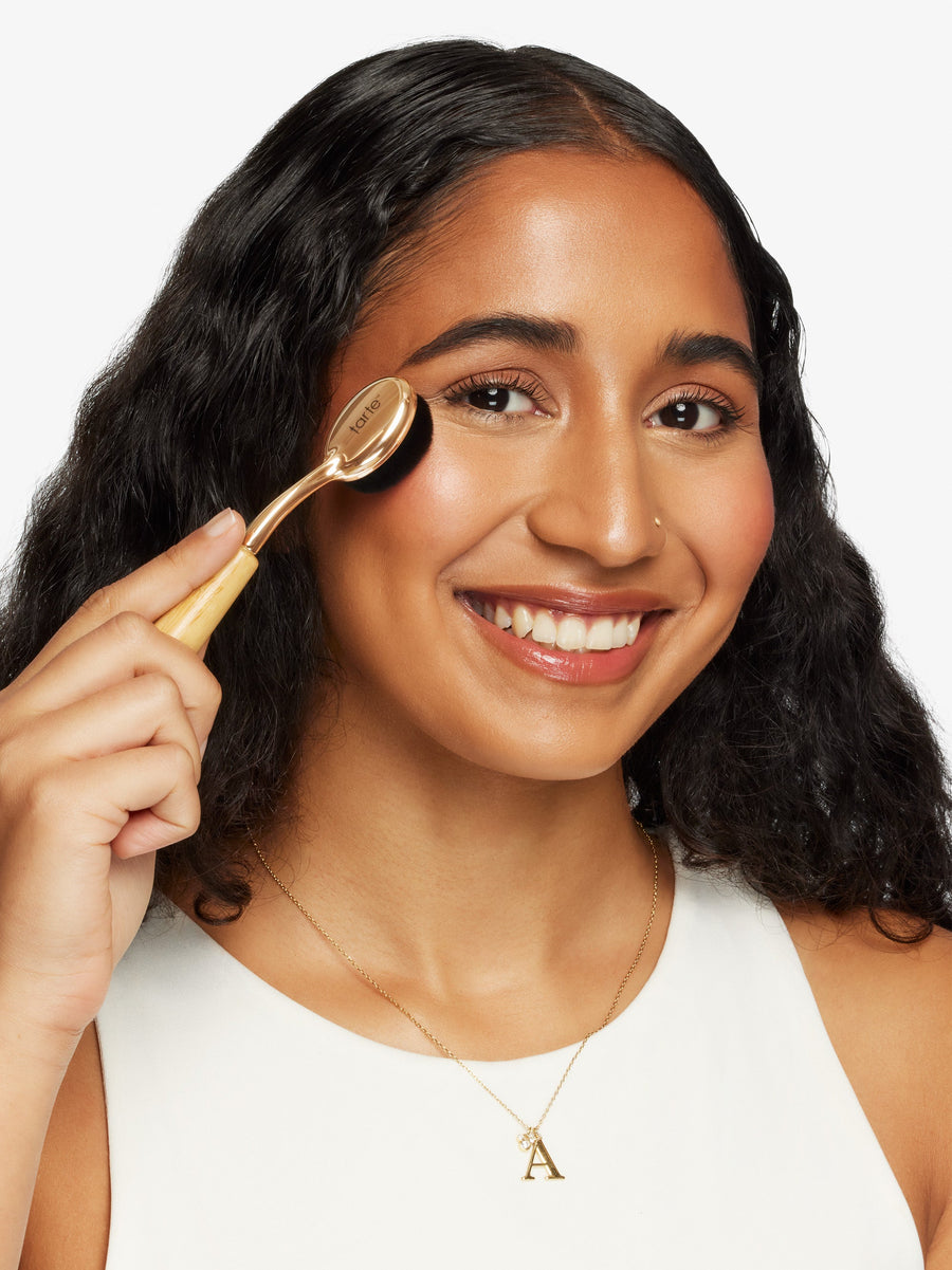 concealer paddle brush coverage result