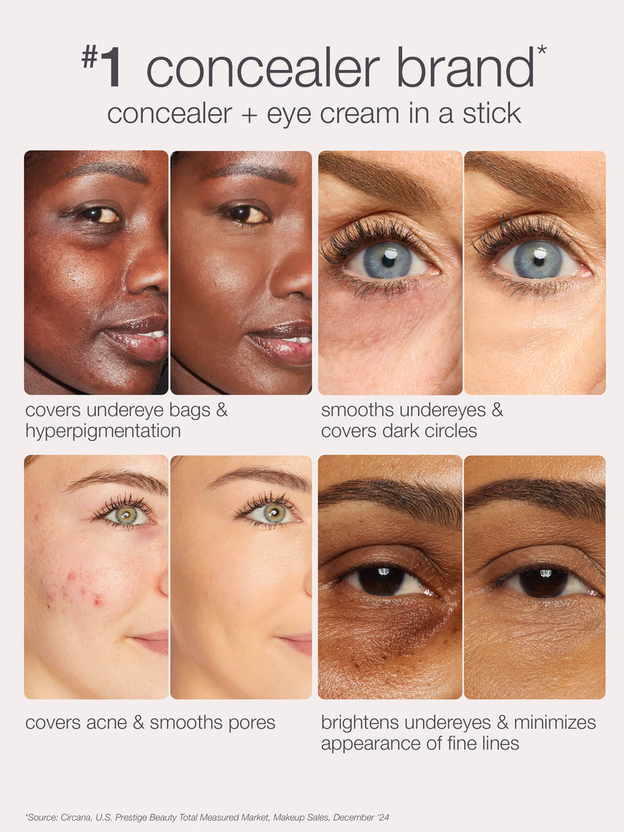 shape tape™ blur & blush - blurring concealer stick & macaron blush and glow duo