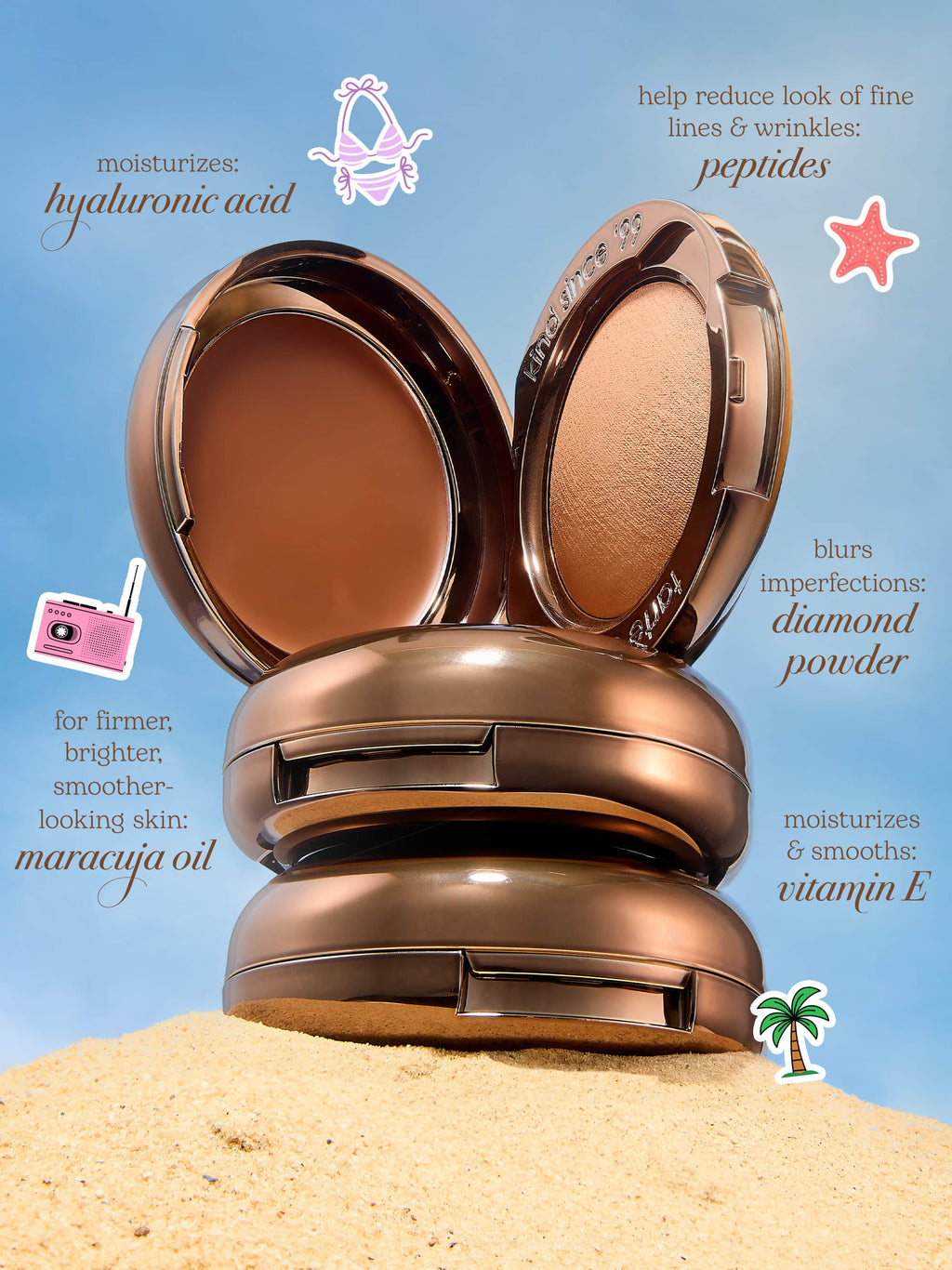 macaron sculpt & bronze™ duo + brush