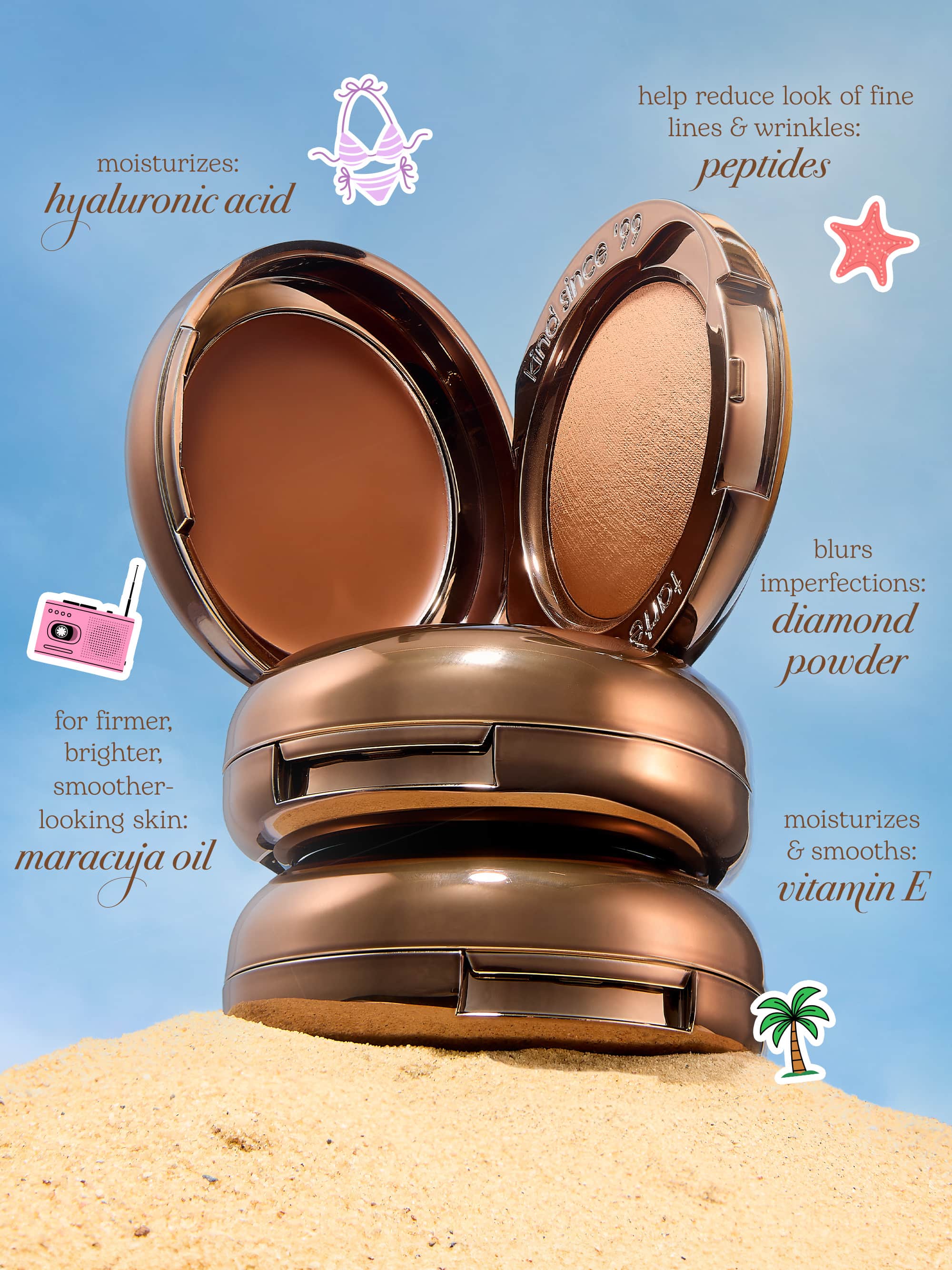 macaron sculpt & bronze™ duo + brush
