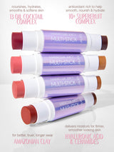 Stack of Maracuja Juice Multi-Sticks with text highlighting ingredients and benefits on a white background