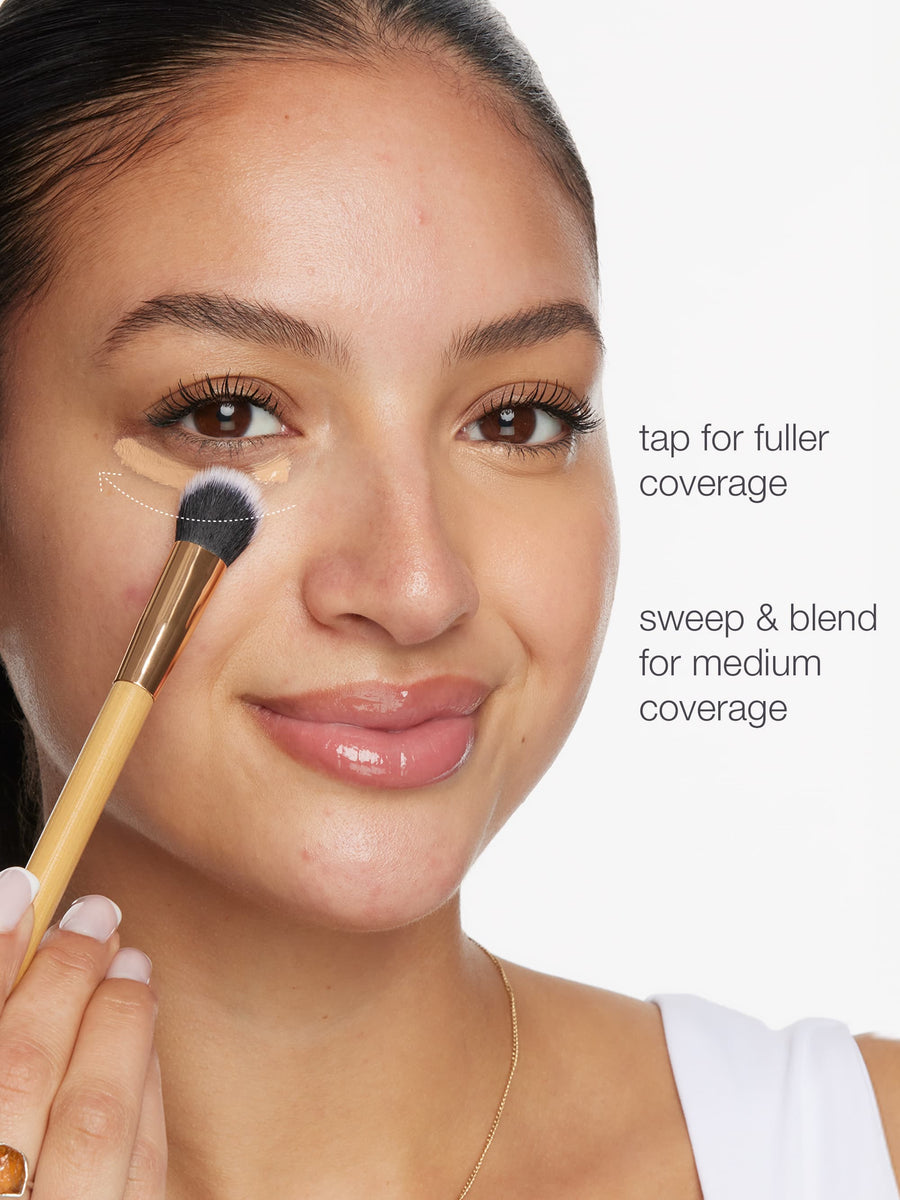 concealer paw brush coverage result