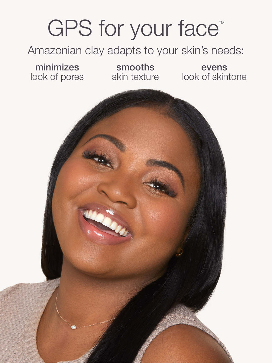 smooth operator™ Amazonian clay pressed finishing powder coverage result