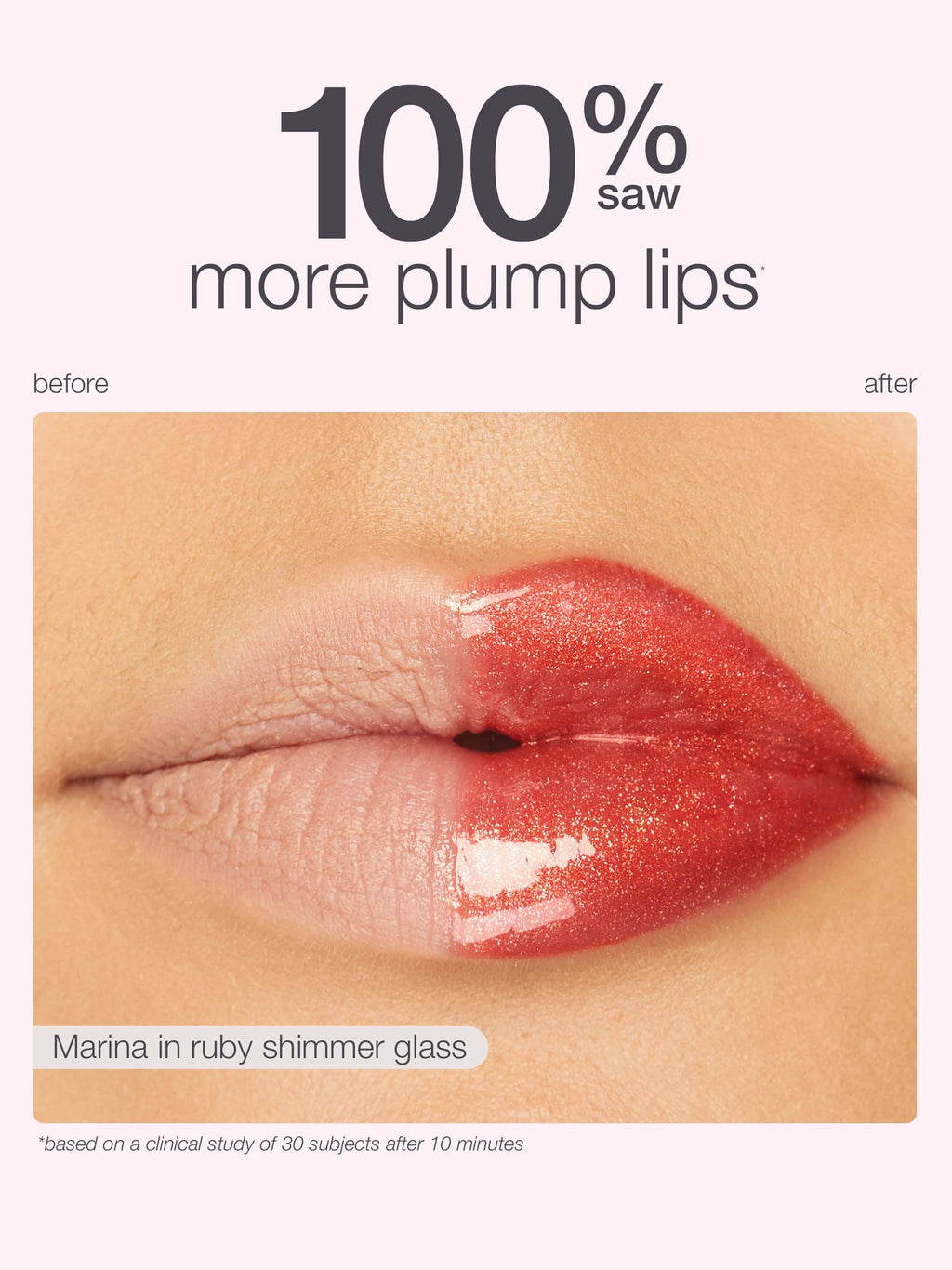 maracuja juicy lip vinyl, shimmer glass & XL tubing mascara set