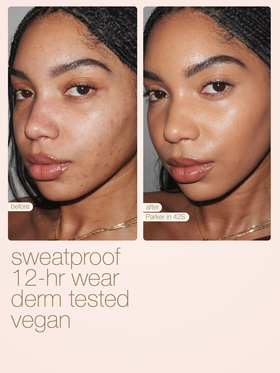 timeless hydrating foundation coverage result