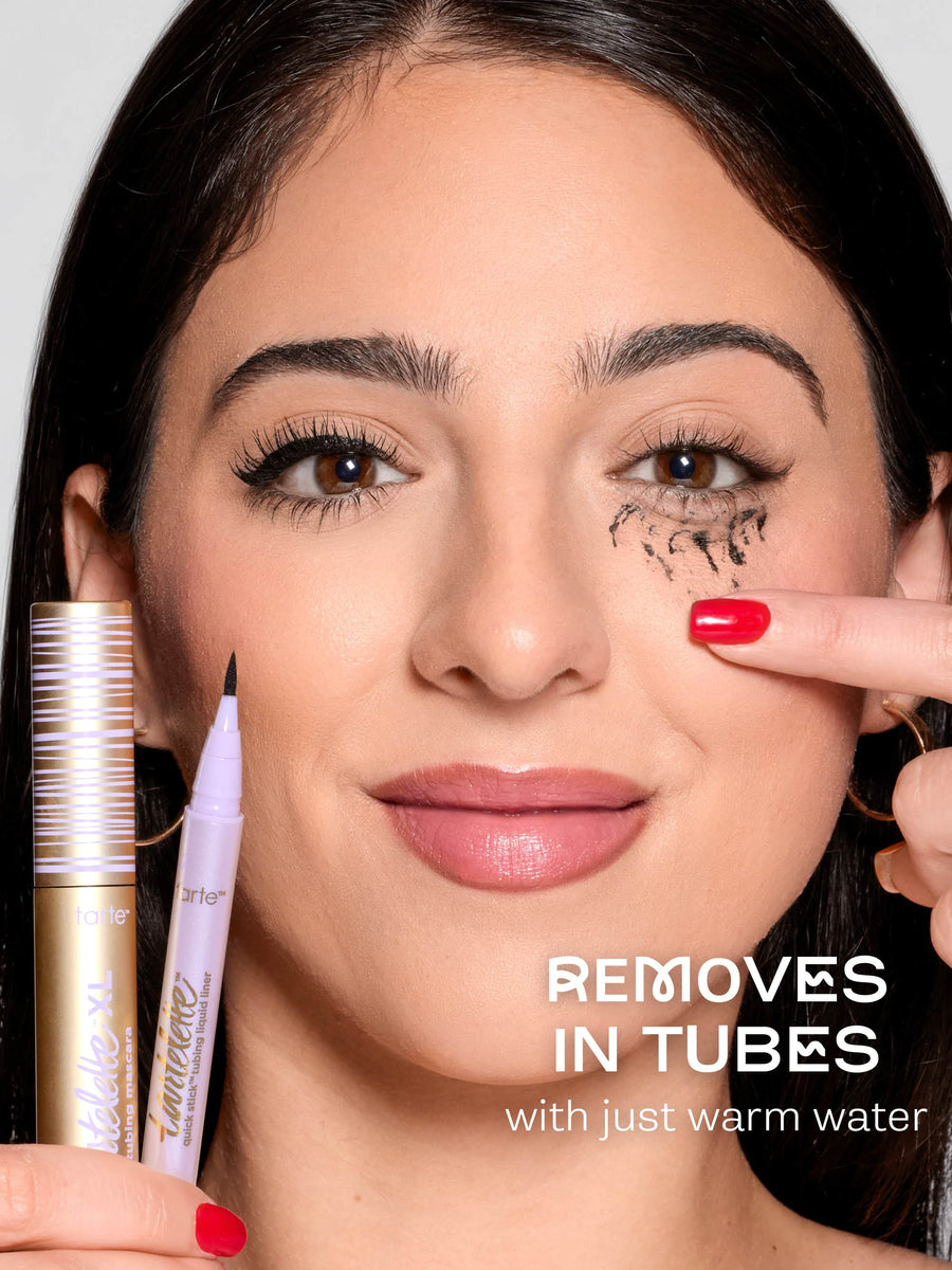 #1 tubing mascara & liquid eyeliner duo coverage result