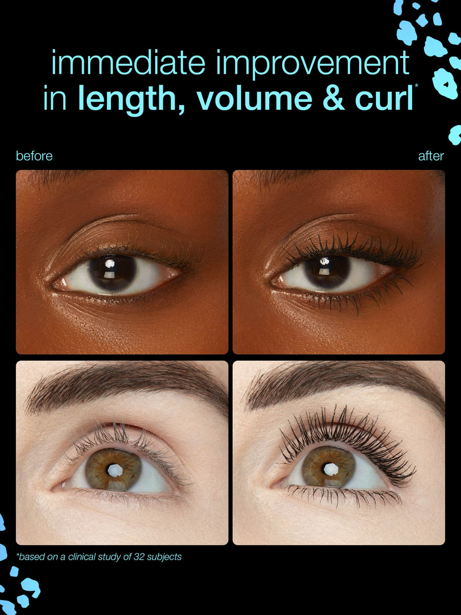 maneater™ waterproof mascara coverage result