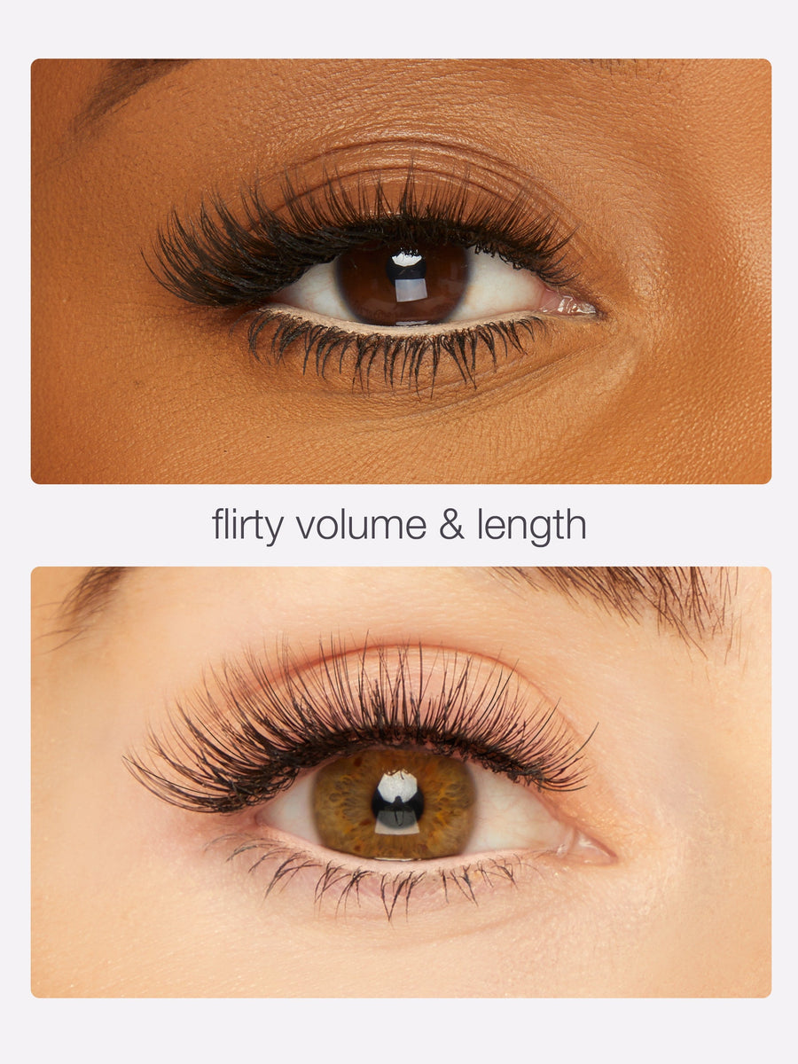 wide awake lashes & liner set coverage result