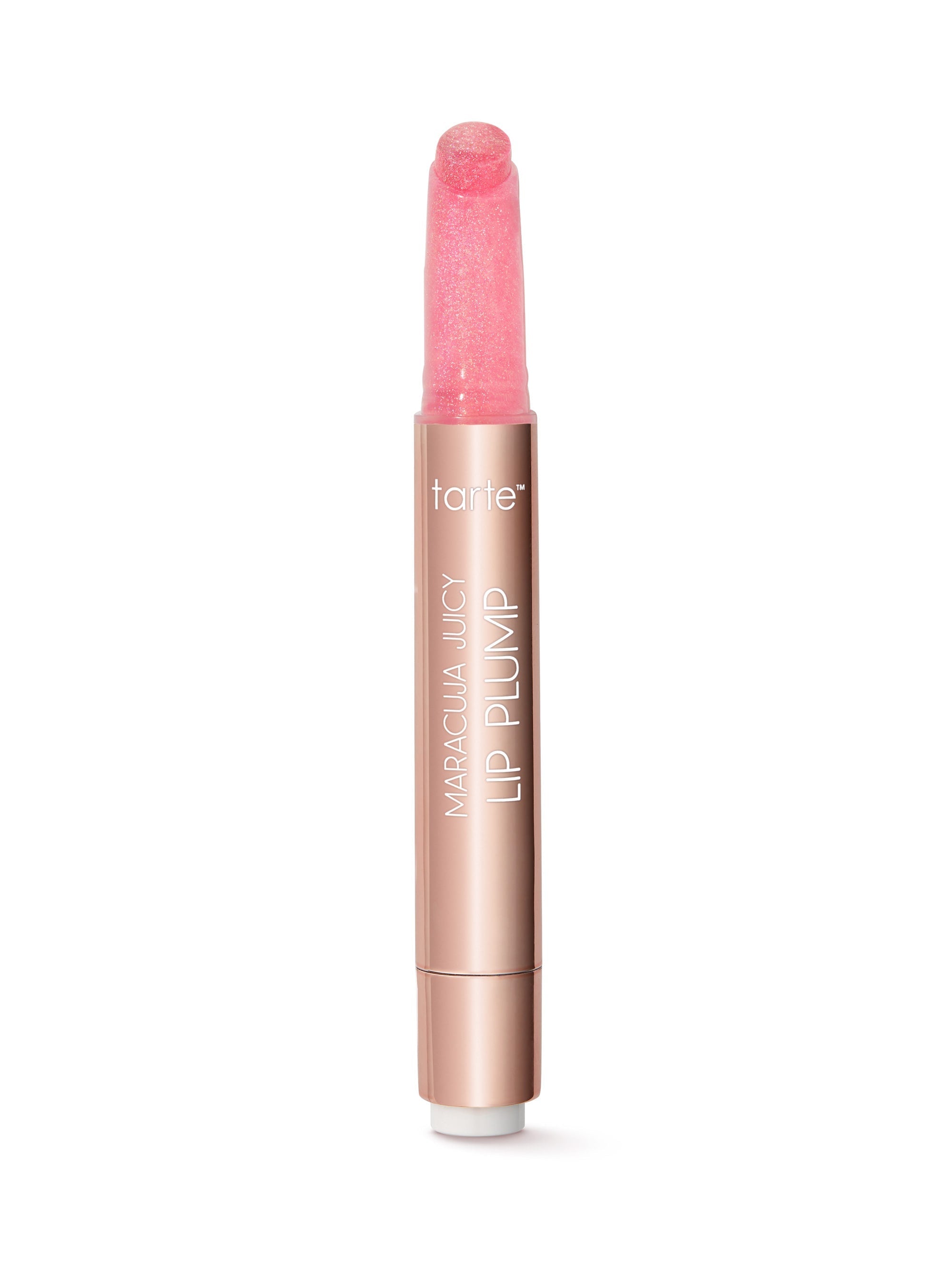Tarte Maracuja Lucy Lip Plump lip balm on a white background