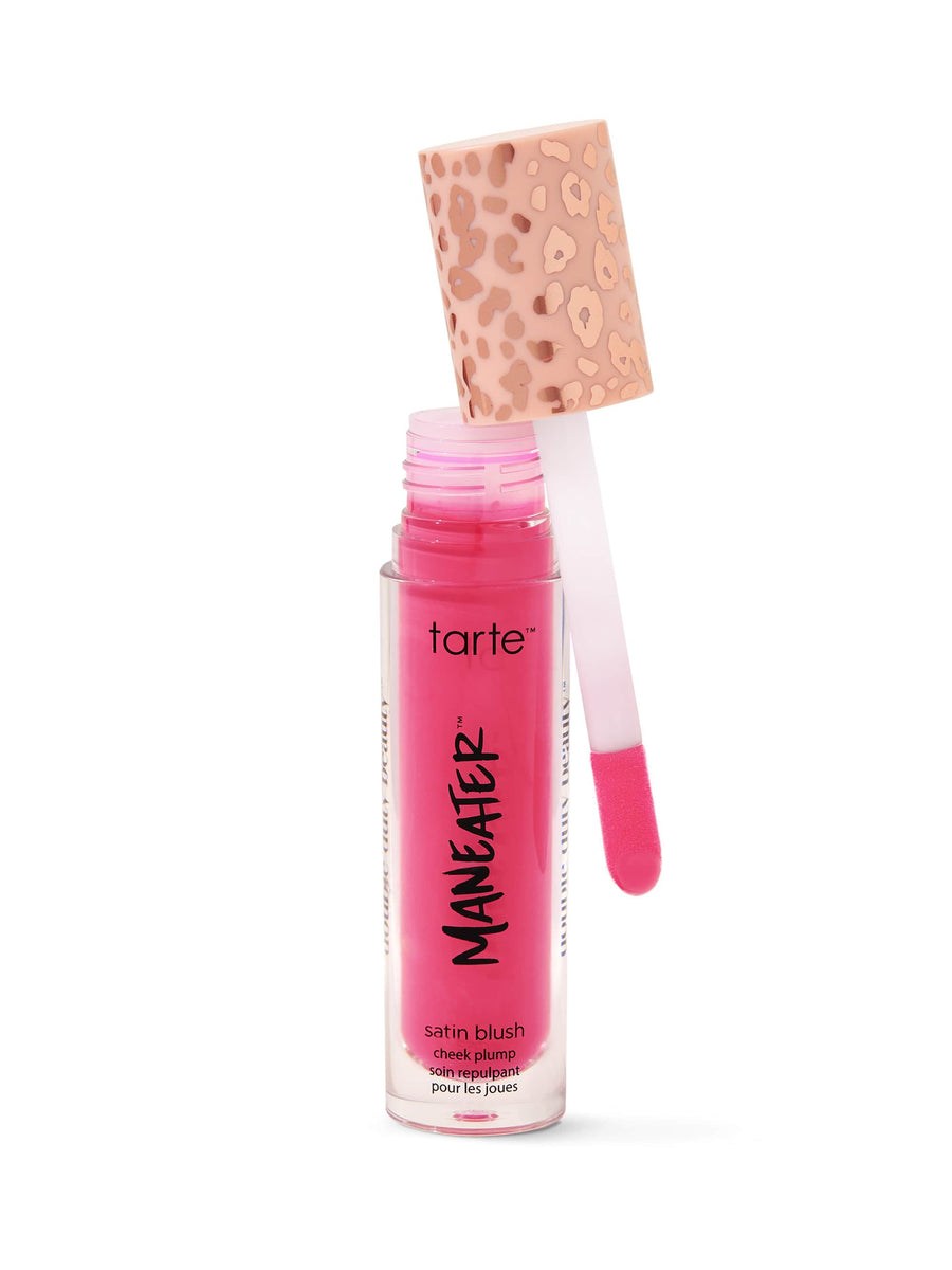 maneater™ satin blush cheek plump coverage result
