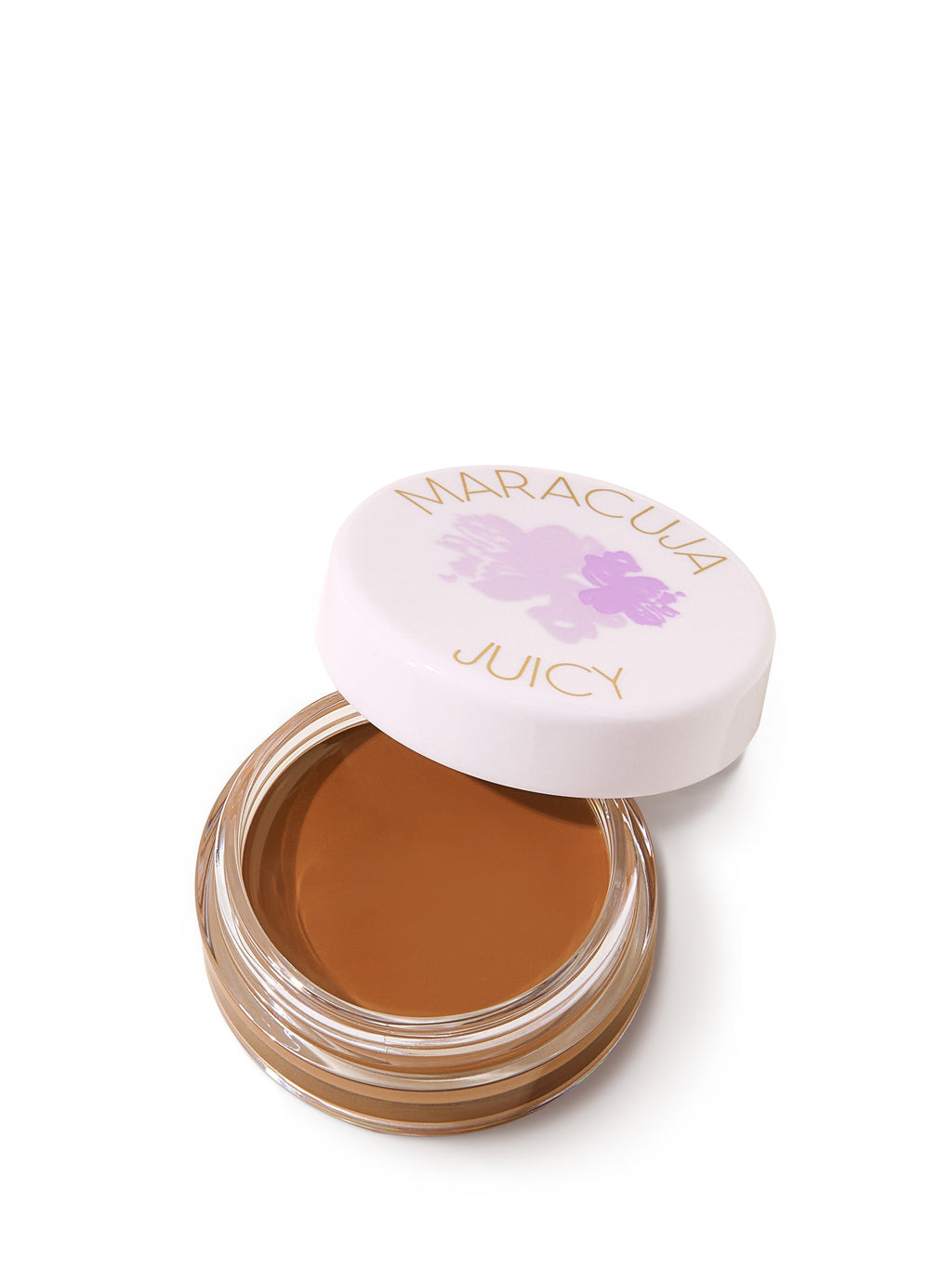 Cosmetic cream in a jar with a white lid featuring 'Maracuja' branding on a white background.