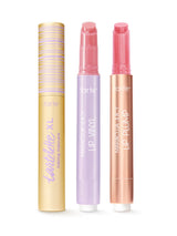 maracuja juicy lip vinyl, shimmer glass & XL tubing mascara set