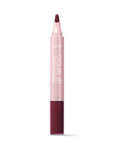 Tarte Lip Tattoo lip pen with red lipstick on a white background