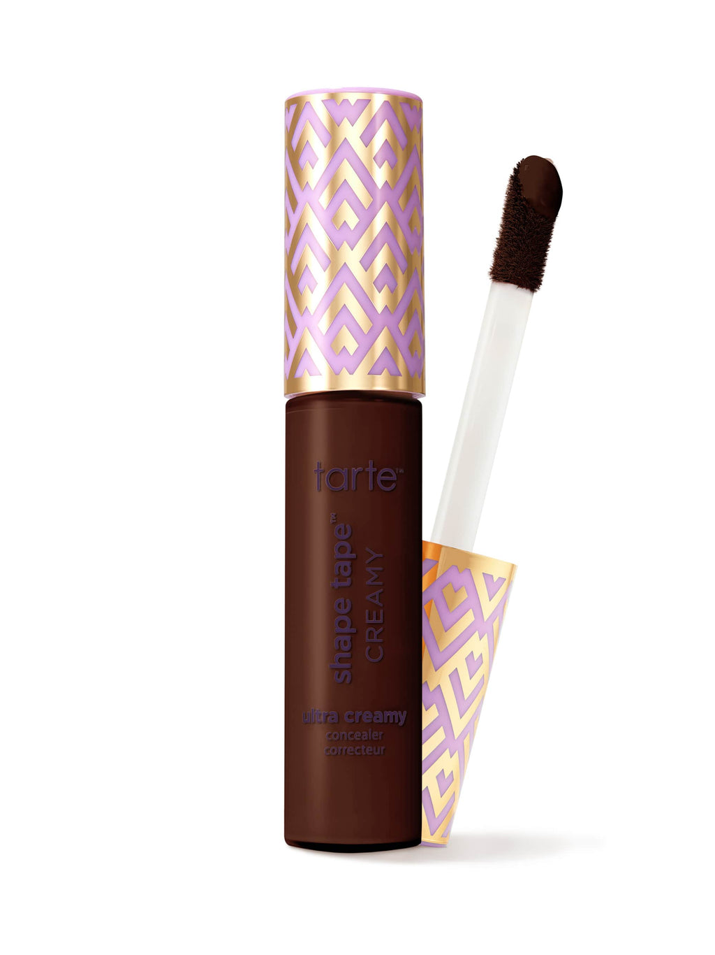 Tarte shape tape creamy product with applicator on a white background