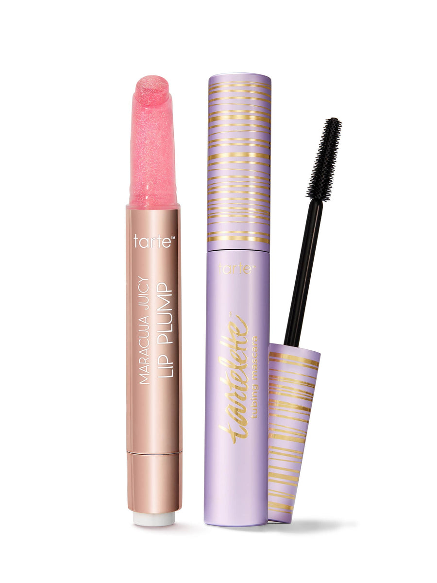 tarte Makeup products including maracuja juicy lip plump and tartelette tubing mascara