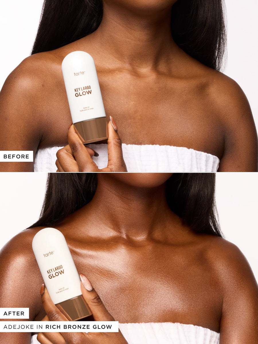 key largo GLOW body oil coverage result