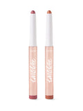 Two lip tint products with 'tartelette' branding on a white background