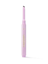 Pink eyeliner pen with black cap on a white background