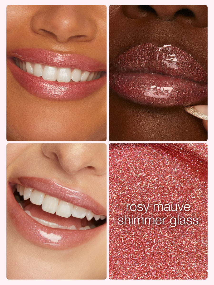 tarte™ x Dunkin' maracuja juicy shimmer glass lip plump + free charm coverage result