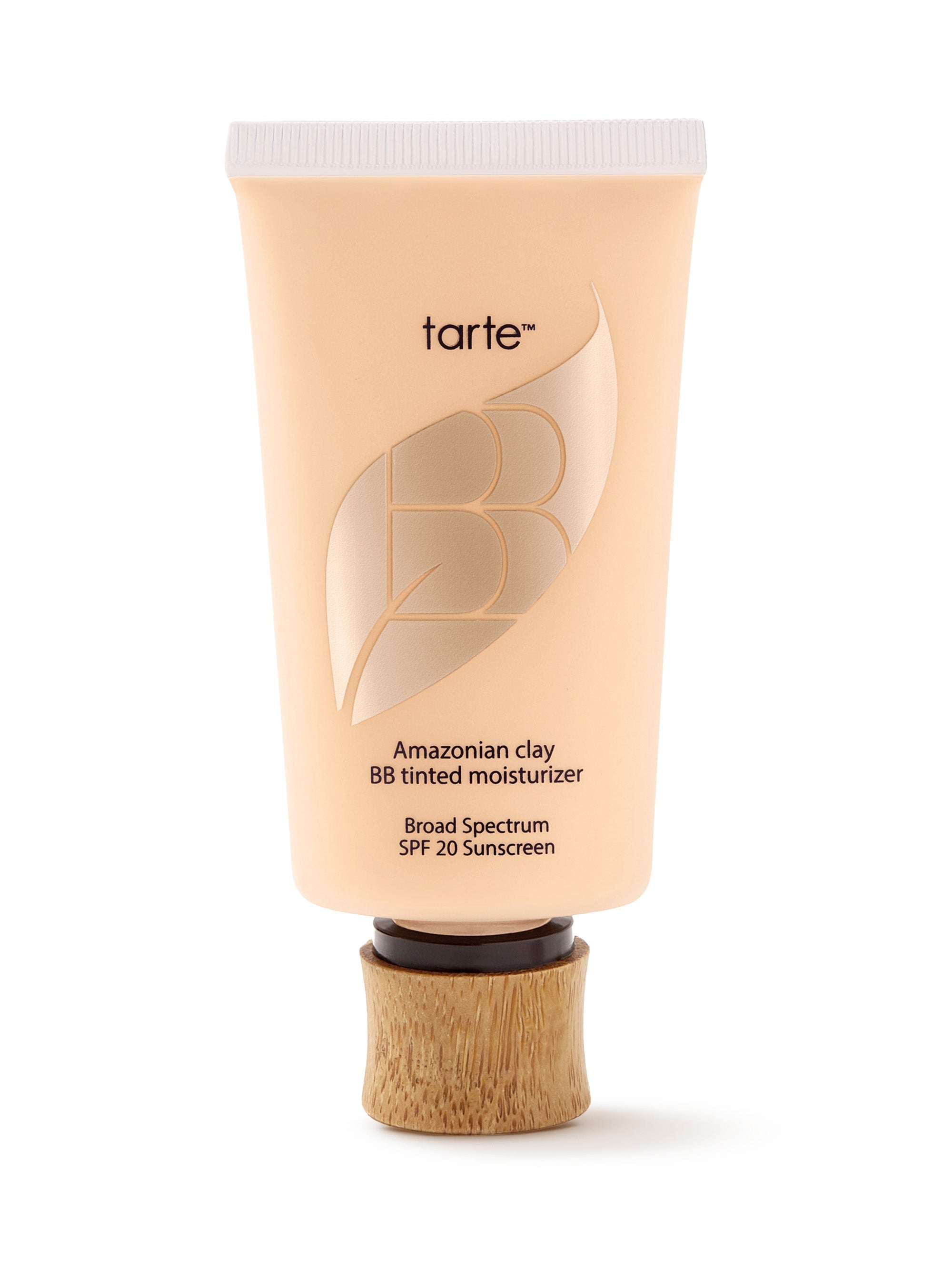 Tarte Amazonian clay BB tinted moisturizer on a white background