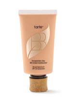 Tarte Amazonian clay BB tinted moisturizer tube on a white background