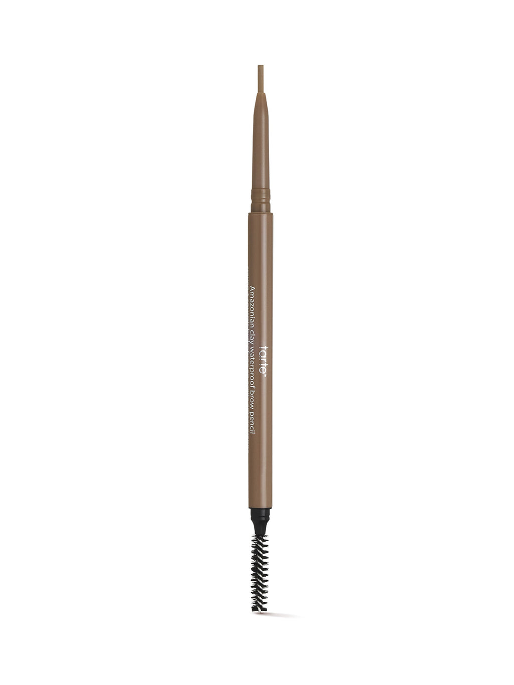 Eyebrow pencil with brush on a white background