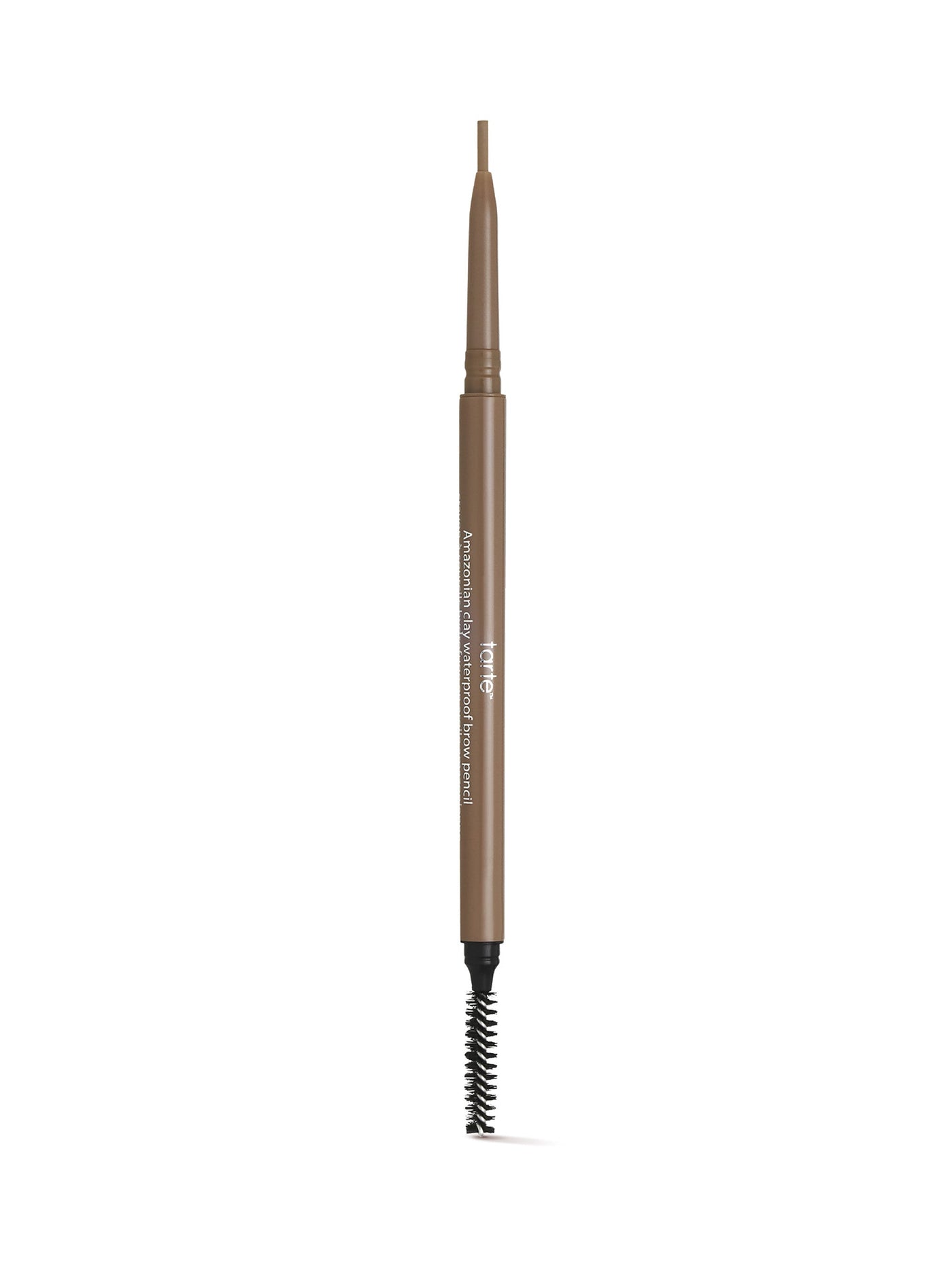 Eyebrow pencil with brush on a white background