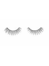 Pair of false eyelashes on a white background