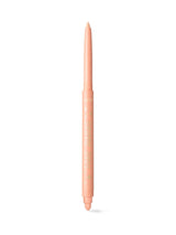 Pink makeup pencil on a white background