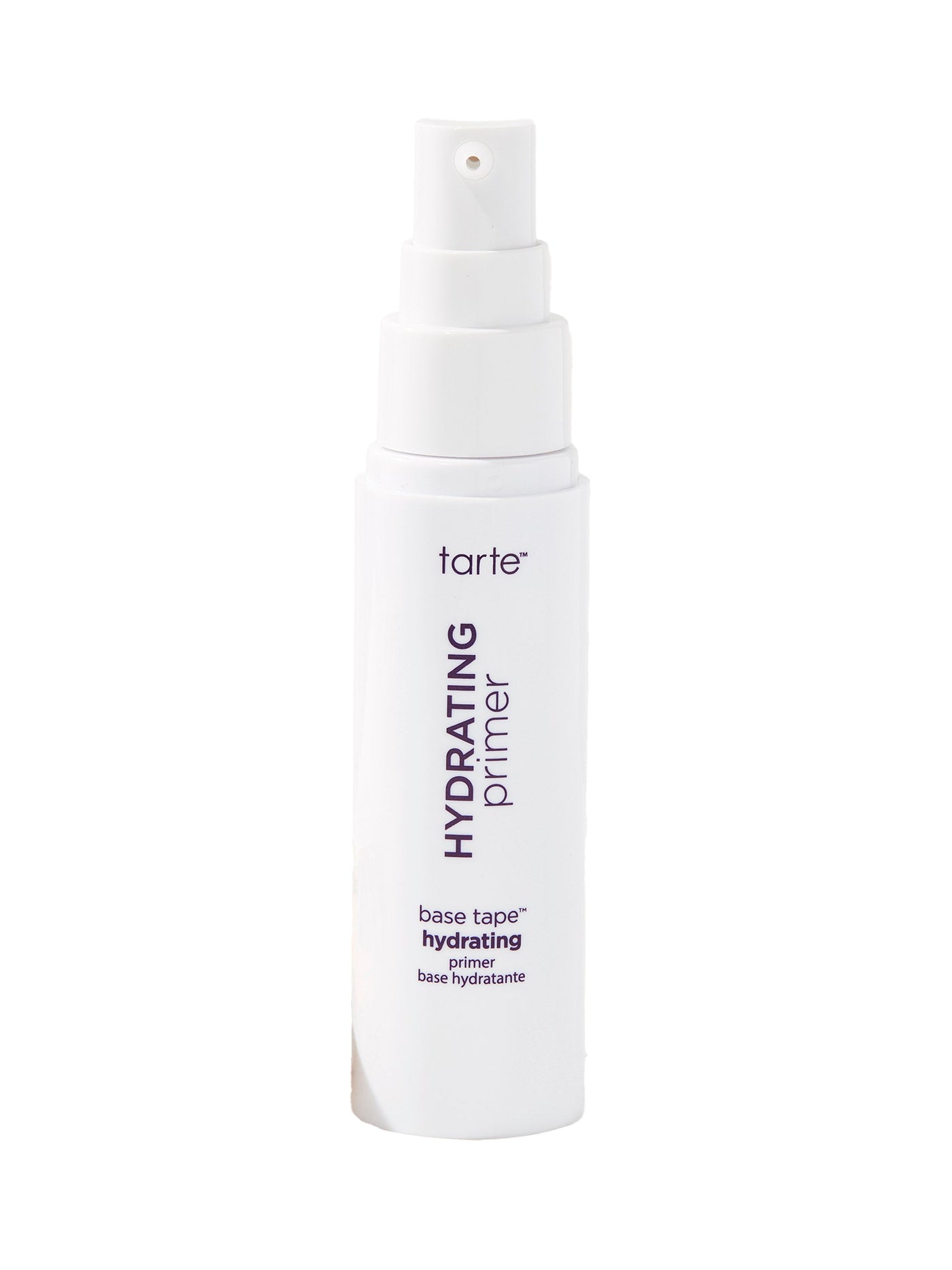 Tarte Hydrating Primer bottle on a white background