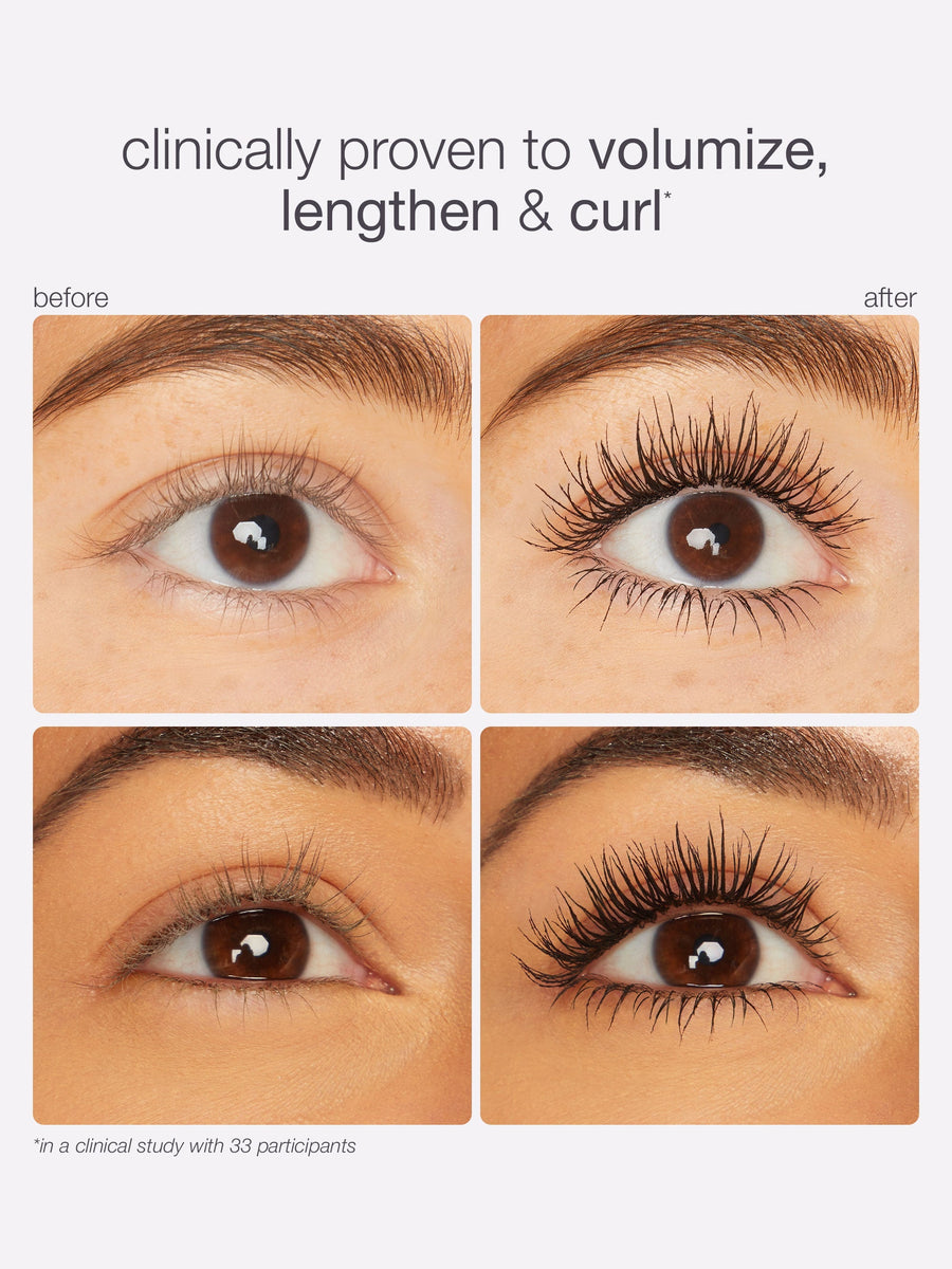 travel-size lights, camera, lashes™ 4-in-1 mascara coverage result
