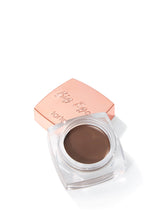 Tarte Big Ego eyebrow product with rose gold lid on a white background