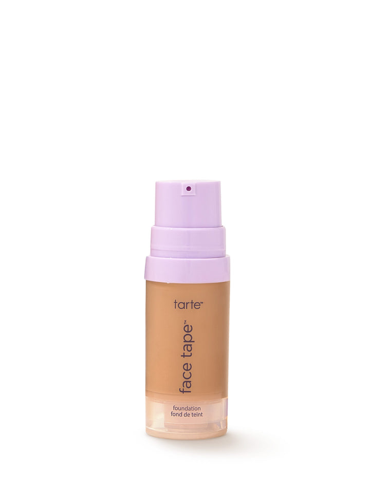 Tarte face tape foundation bottle on a white background