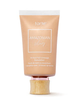 Tarte Amazonian Clay foundation tube on a white background