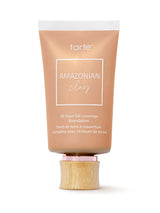 Tarte Amazonian Clay foundation tube on a white background