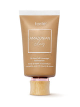 Tarte Amazonian Clay foundation tube on a white background