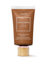 Tarte Amazonian Clay foundation tube on a white background