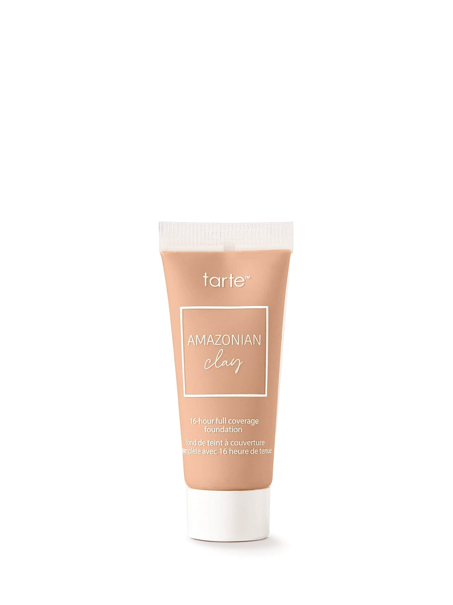 Tarte Amazonian Clay foundation tube on a white background