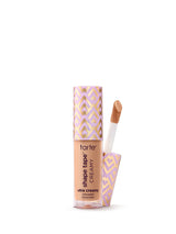 Tarte shape tape creamy concealer with applicator on a white background