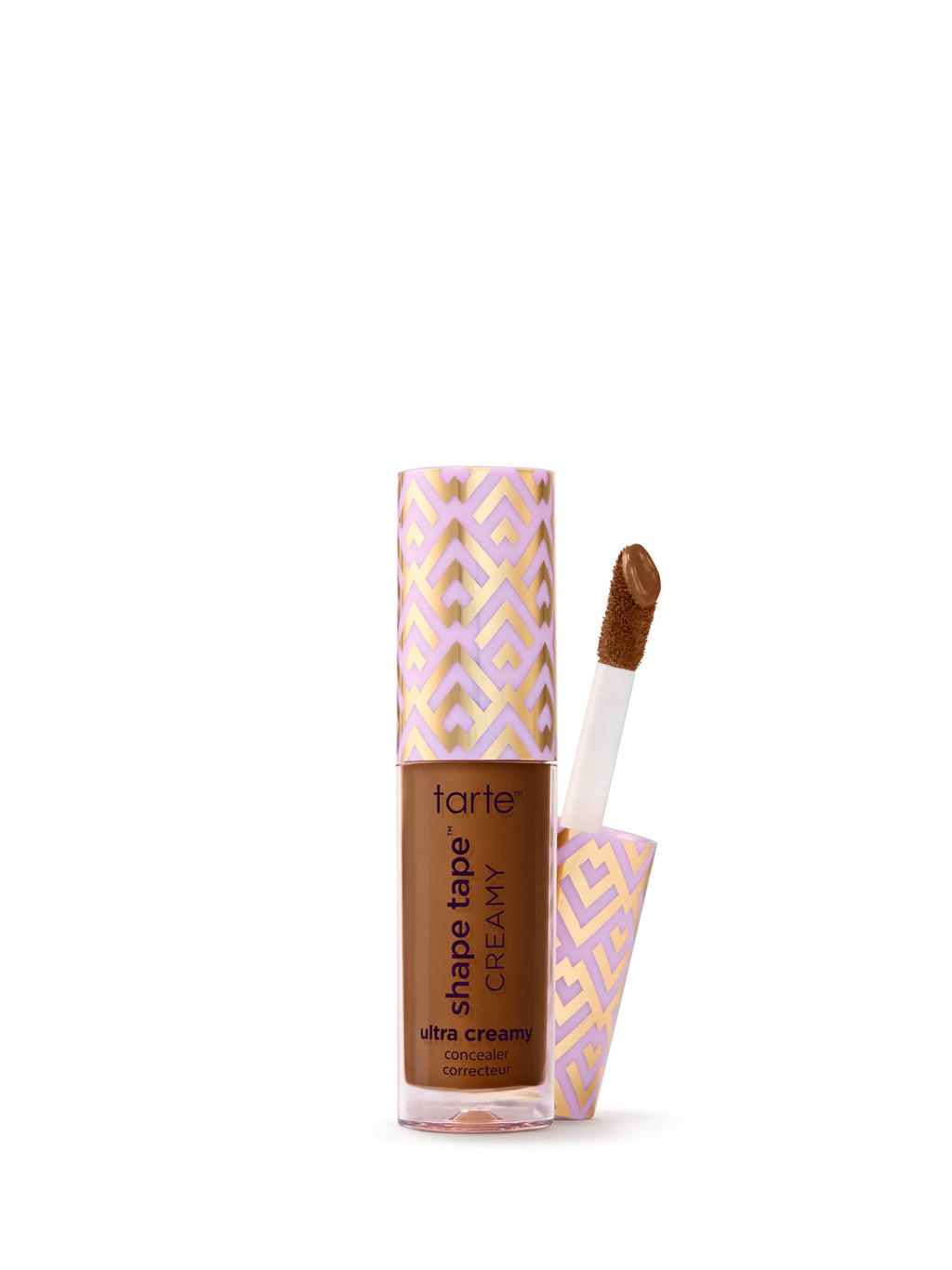 Tarte Shape Tape Creamy product with applicator on a white background