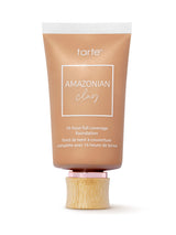 Tarte Amazonian Clay foundation tube on a white background