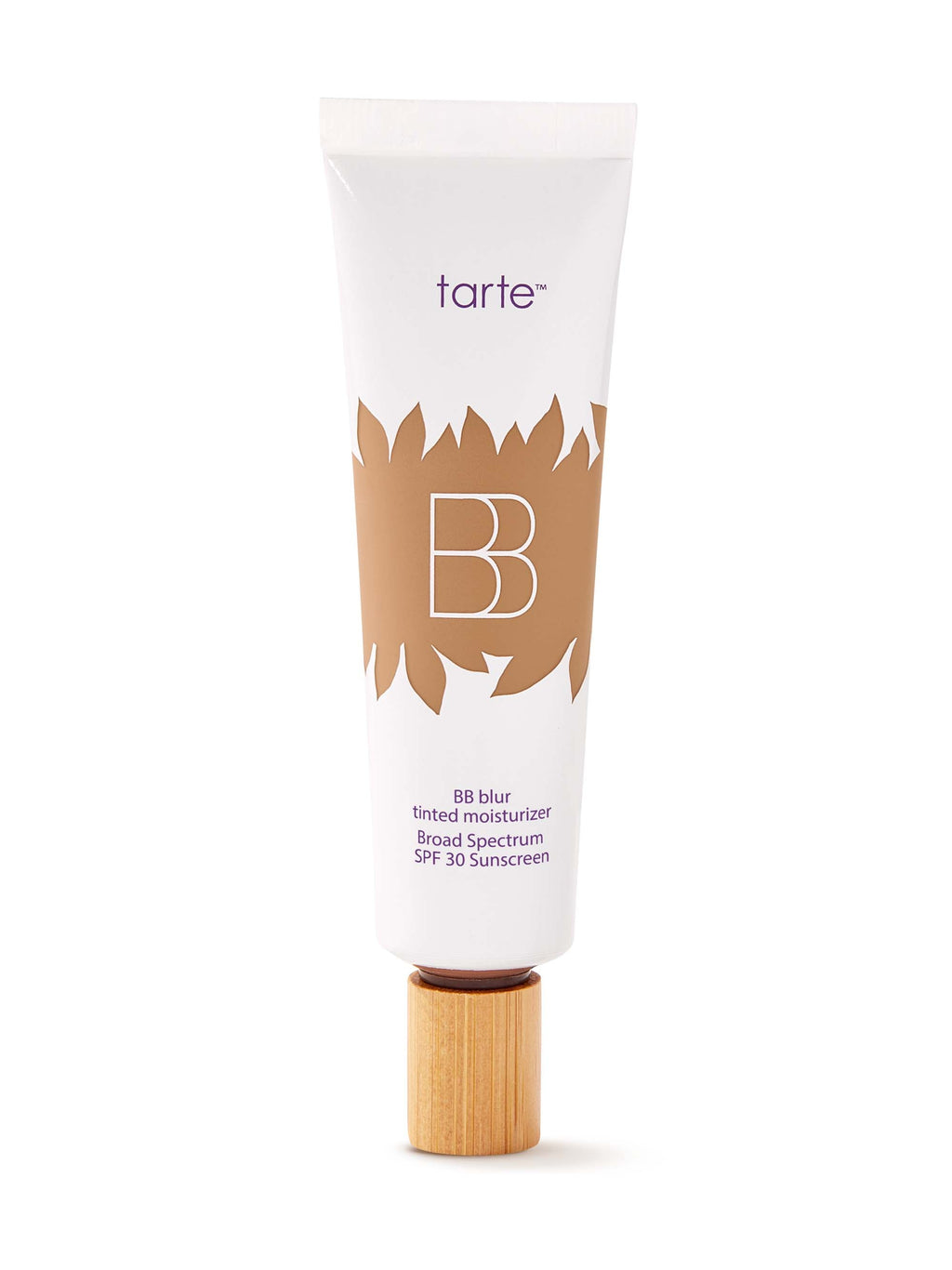 Tarte BB cream tube on a white background