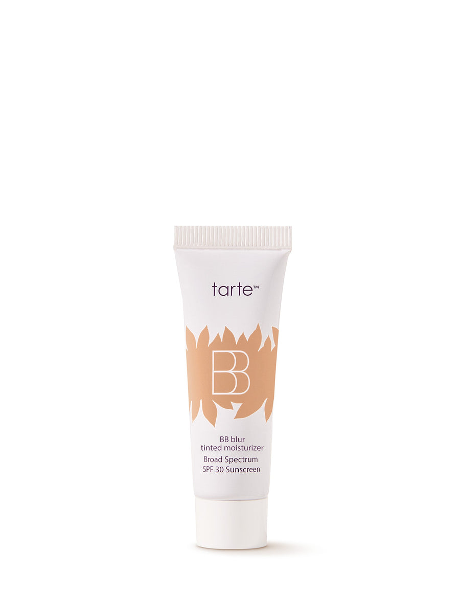 Tarte BB Blur Broad Spectrum SPF 30 sunscreen tube on a white background